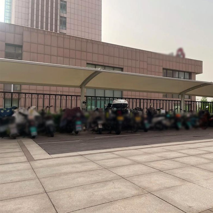 和布克赛尔膜结构电动车棚